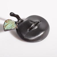 Claude Lalanne Pomme Bouche Bronze Brooch , Pin - Sold for $2,176 on 12-03-2022 (Lot 581).jpg